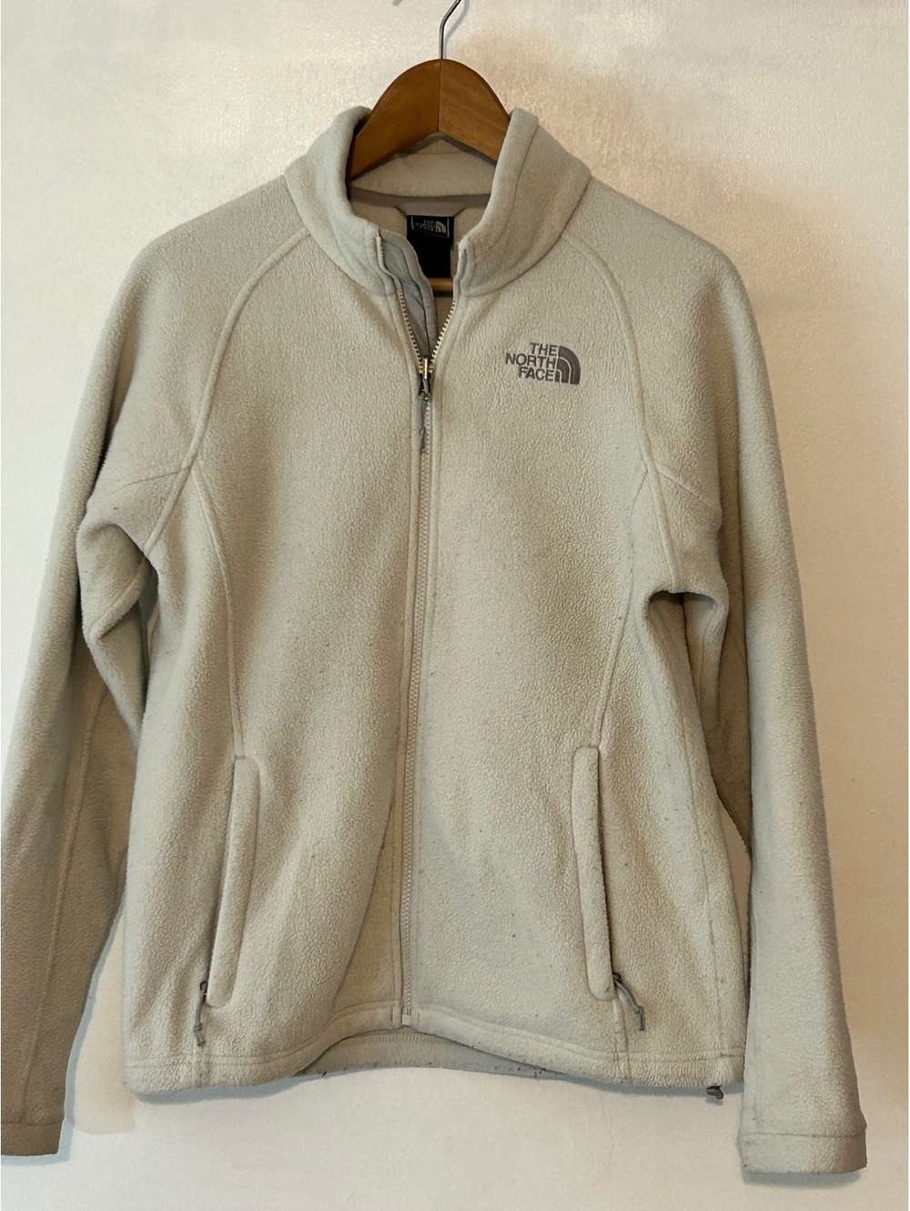 The North Face Women's Cream Fleece Jacket Size M